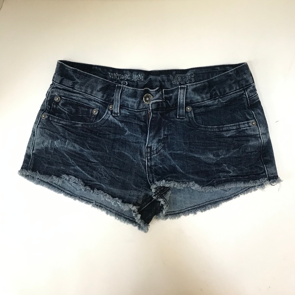 Van's Girl's Acid Washed Jean Shorts